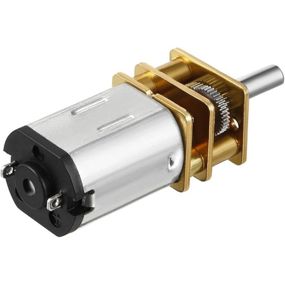 uxcell Micro Speed Reduction Motor - 3V, 15RPM, Metal Gearbox